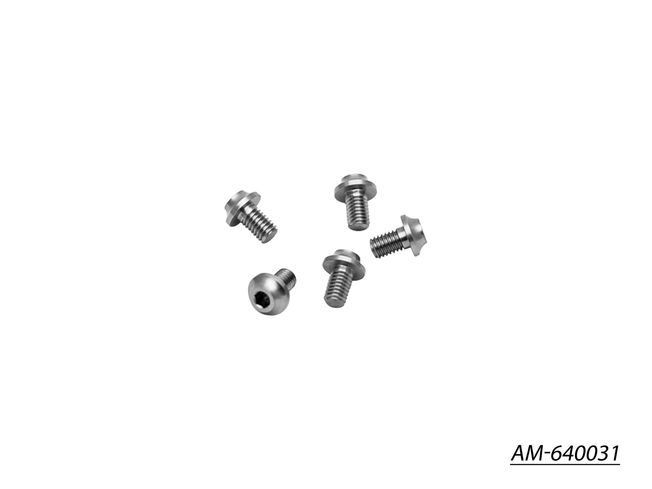 Arrowmax Screws AM-640031 vis titane M3x5 tête ronde