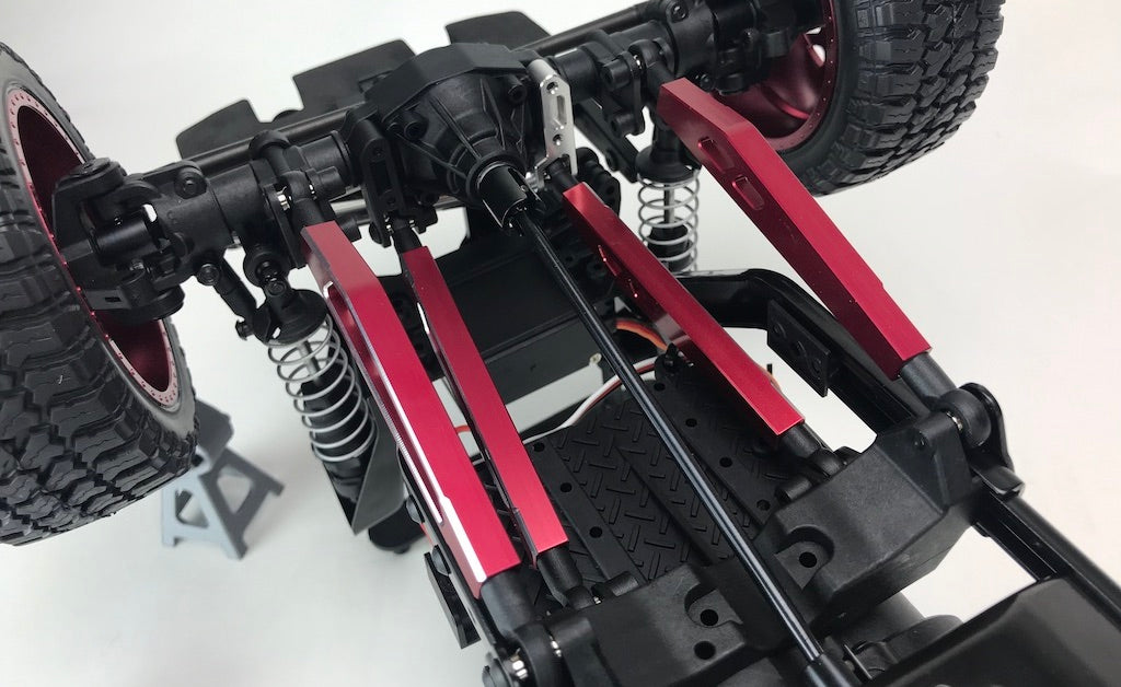 CEN KAOS CKD0369 liens suspension 69mm alu rouge