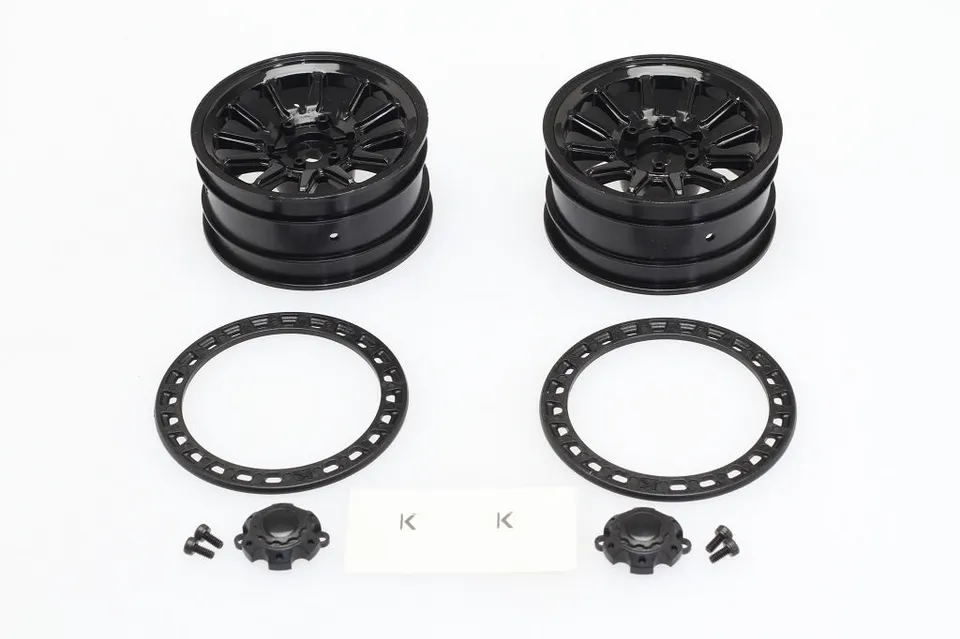 CEN CD0680 Jantes KG1-K105B Adrenaline Noires Ranger Paire
