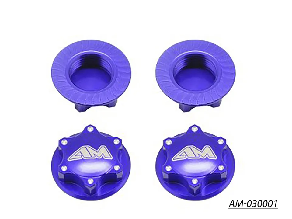 Arrowmax Accessories écrous roue alu 1/8 fermés AM-030001 x4