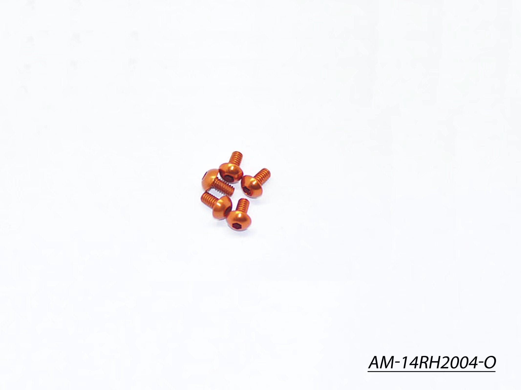 Arrowmax Screws AM-14RH2004-O vis alu M2x4 orange x5