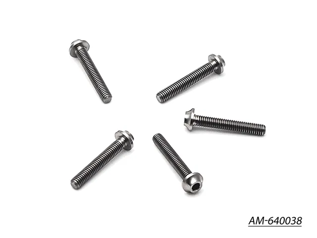 Arrowmax Vis Titane M3x18 Tête Ronde Allen AM-640038 x5
