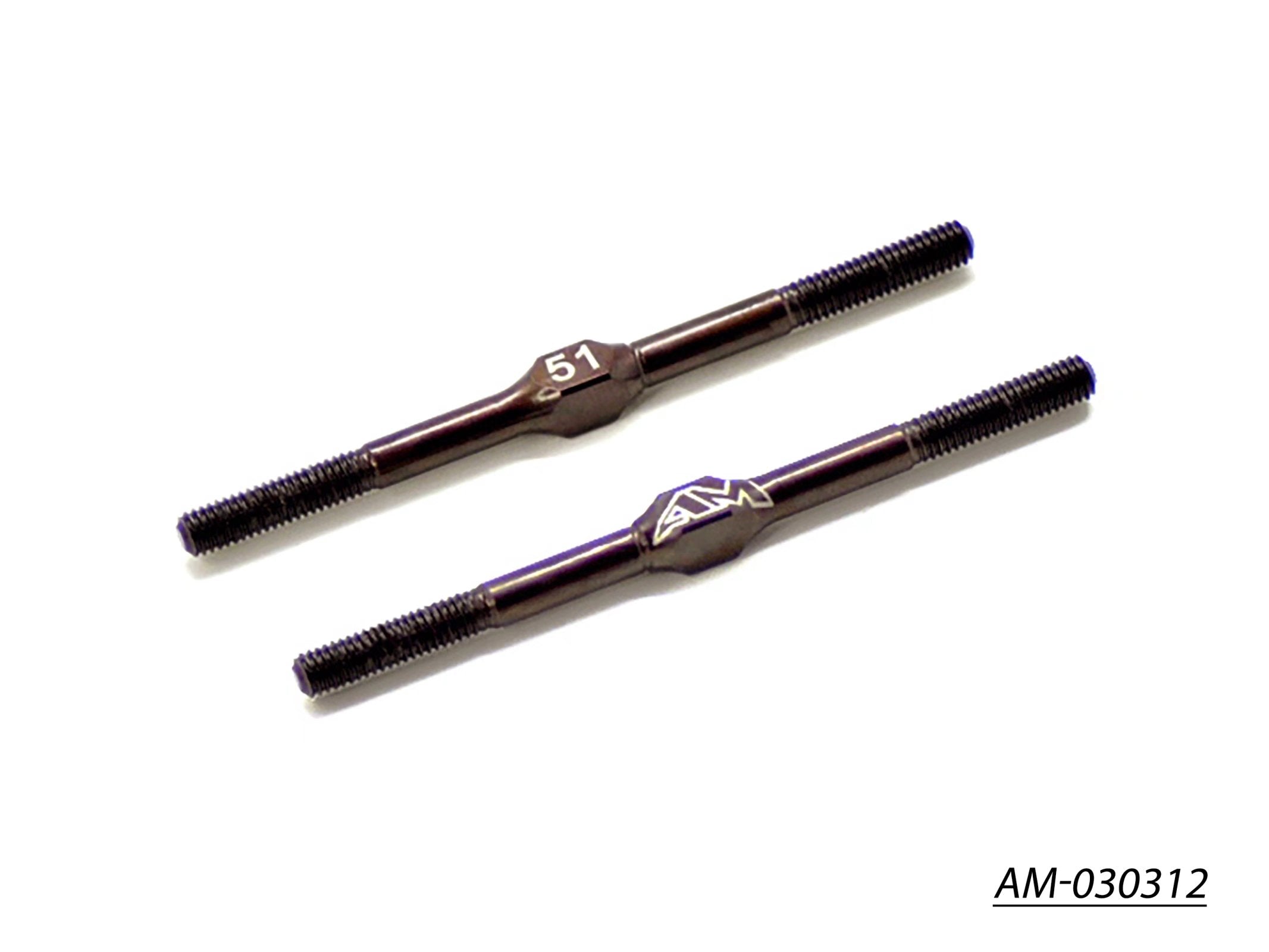 Arrowmax Turnbuckle Biellette 3x51mm AM-030312 acier lot 2
