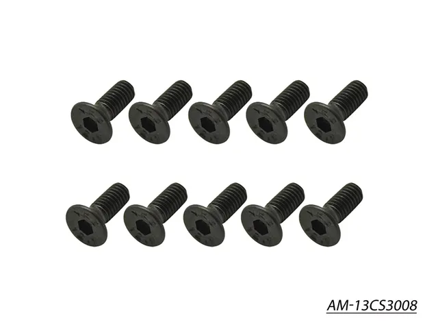 Arrowmax Screws Vis Allen M3x8 Fraisée Lot 10 Acier
