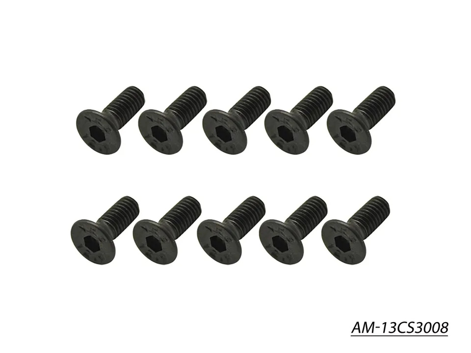 Arrowmax Screws Vis Allen M3x8 Fraisée Lot 10 Acier