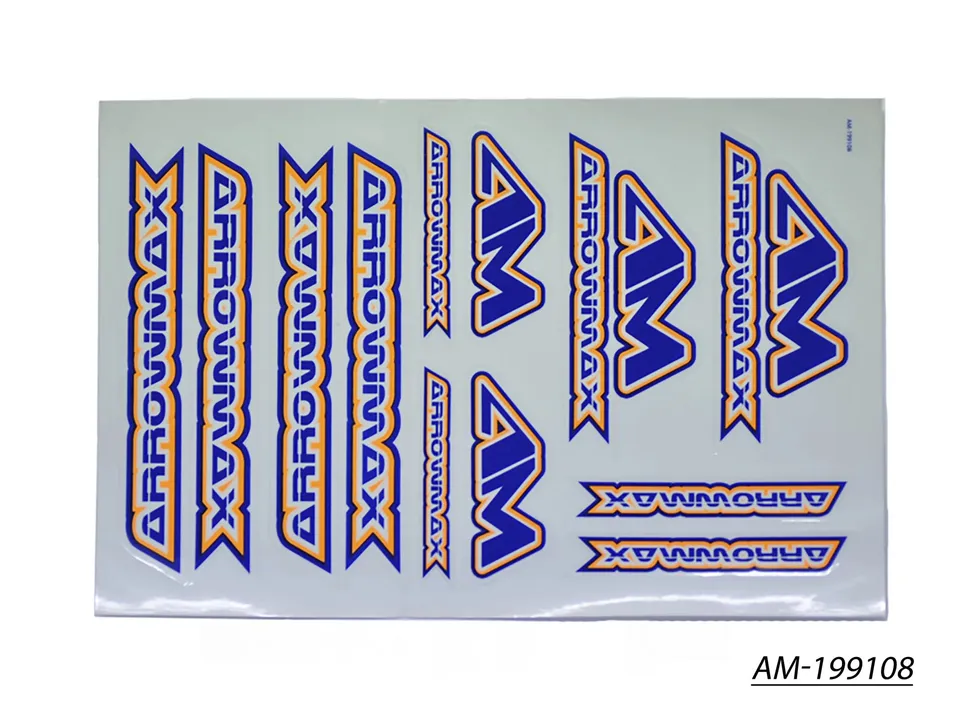 Arrowmax AM Decal M 14x21 cm AM-199108 stickers couleur