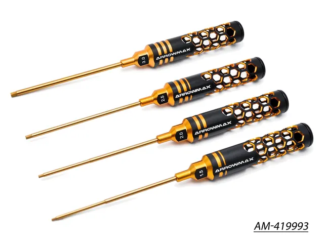 Arrowmax Tools Set Clés Allen 1.5-3.0x110mm 4 Pièces Édition