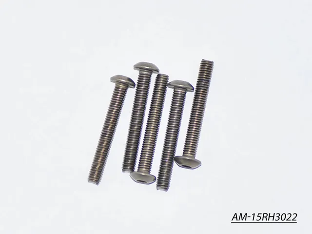 Arrowmax Screws vis titane M3x22 tête ronde AM-15RH3022 x5