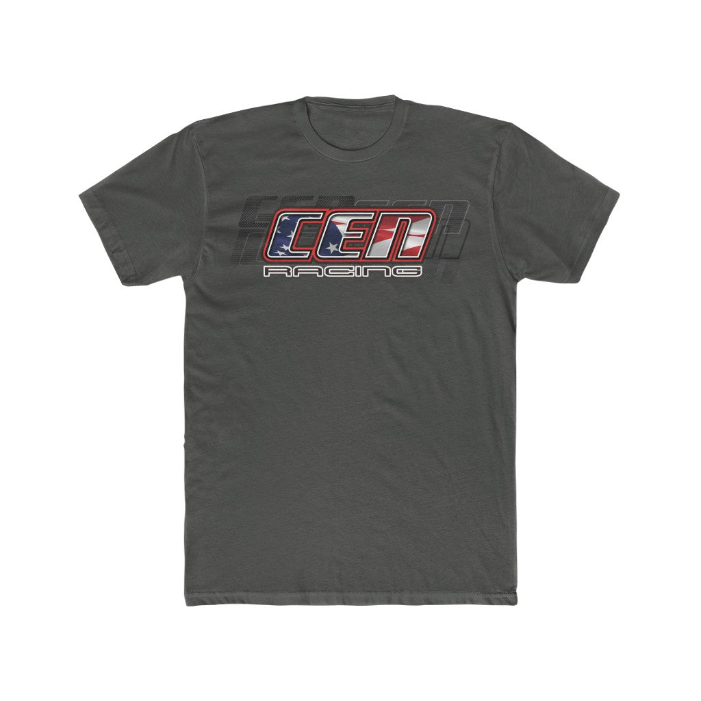 CEN Racing USA Flag 2020 t-shirt homme noir L coton