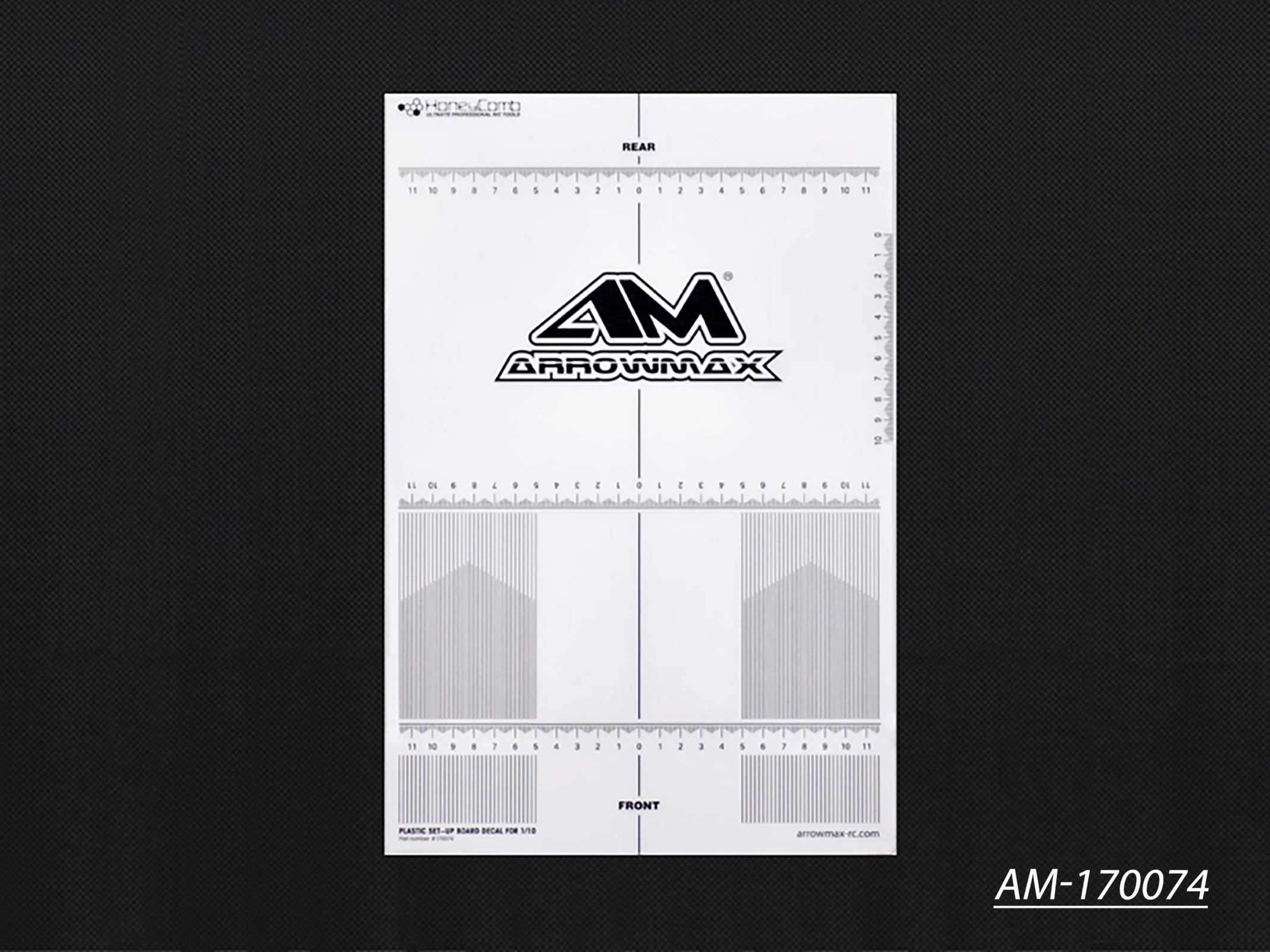 Arrowmax Decal Planche Setup Plastique 1/10 AM-170074