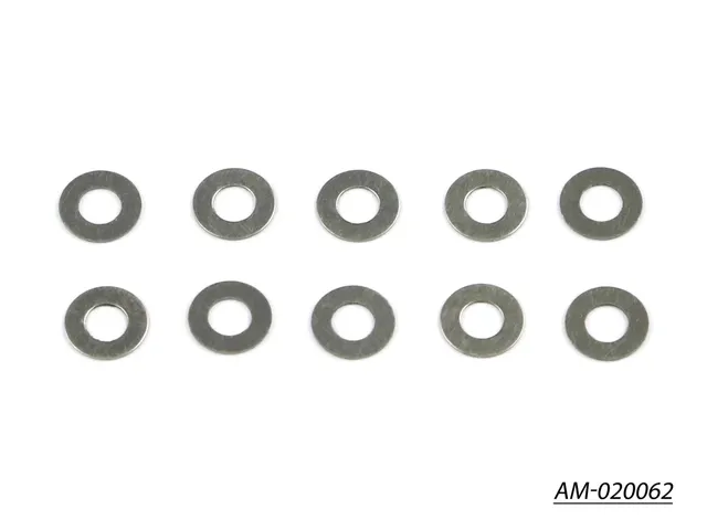 Arrowmax AM-020062 cales inox 3x6x0,2 mm lot de 10