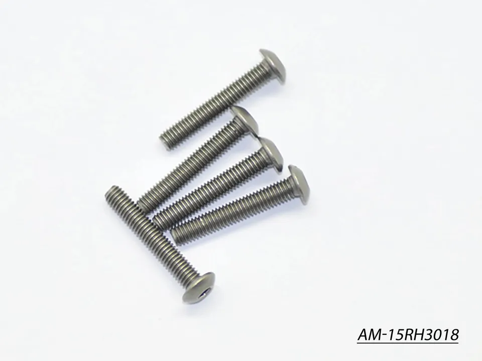 Arrowmax AM-15RH3018 vis titane M3x18 tête ronde lot 5