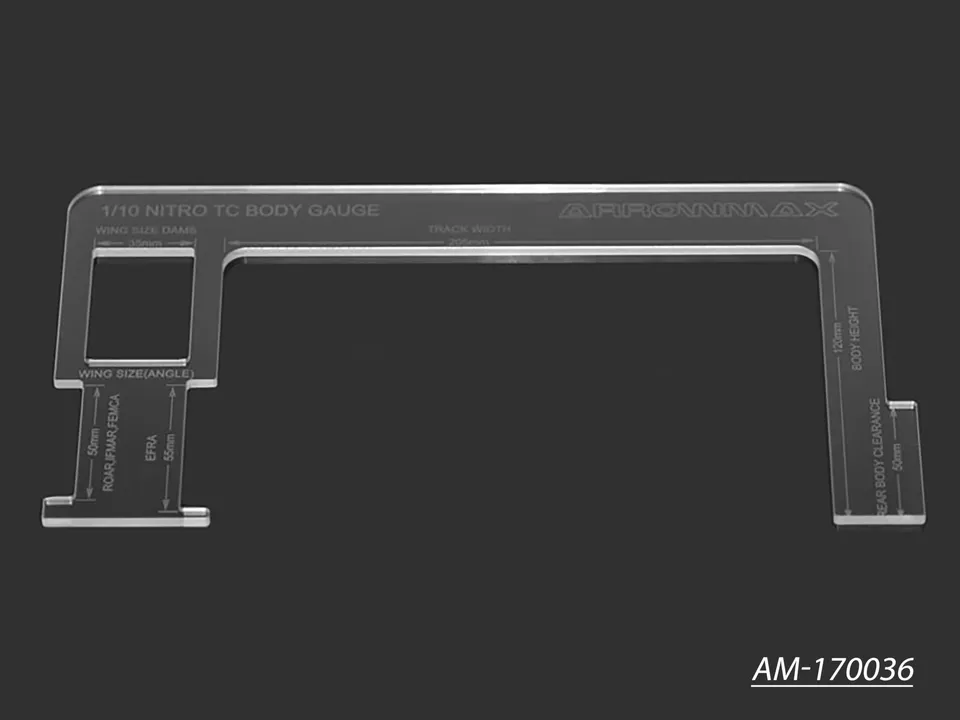 Arrowmax Setup Gauge AM-170036 jauge carrosserie 1/10 nitro