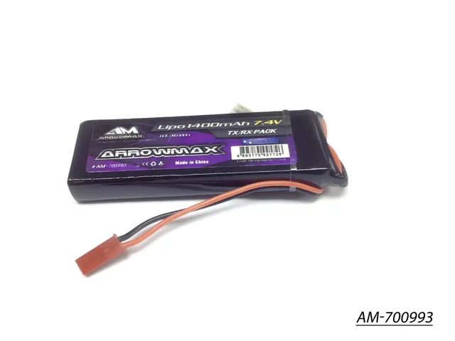 Arrowmax Receiver Pack AM-700993 batterie LiPo 7.4V 1400mAh