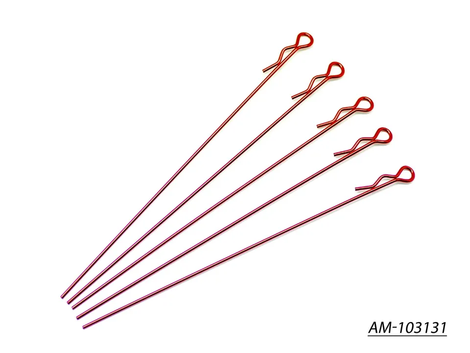 Arrowmax Body Clip AM-103131 clips carrosserie 1/10 rouge par 5