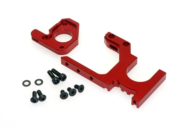 CEN KAOS Rally 1 CKM0402 Support Moteur Alu Rouge