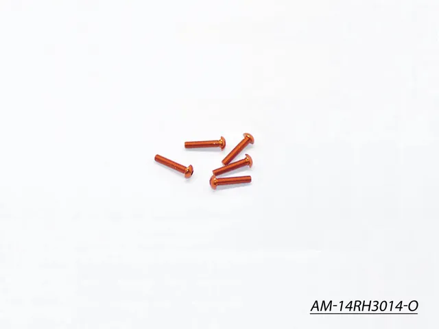 Arrowmax Screws AM-14RH3014-O vis alu M3x14 orange lot 5