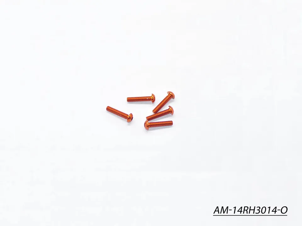 Arrowmax Screws AM-14RH3014-O vis alu M3x14 orange lot 5