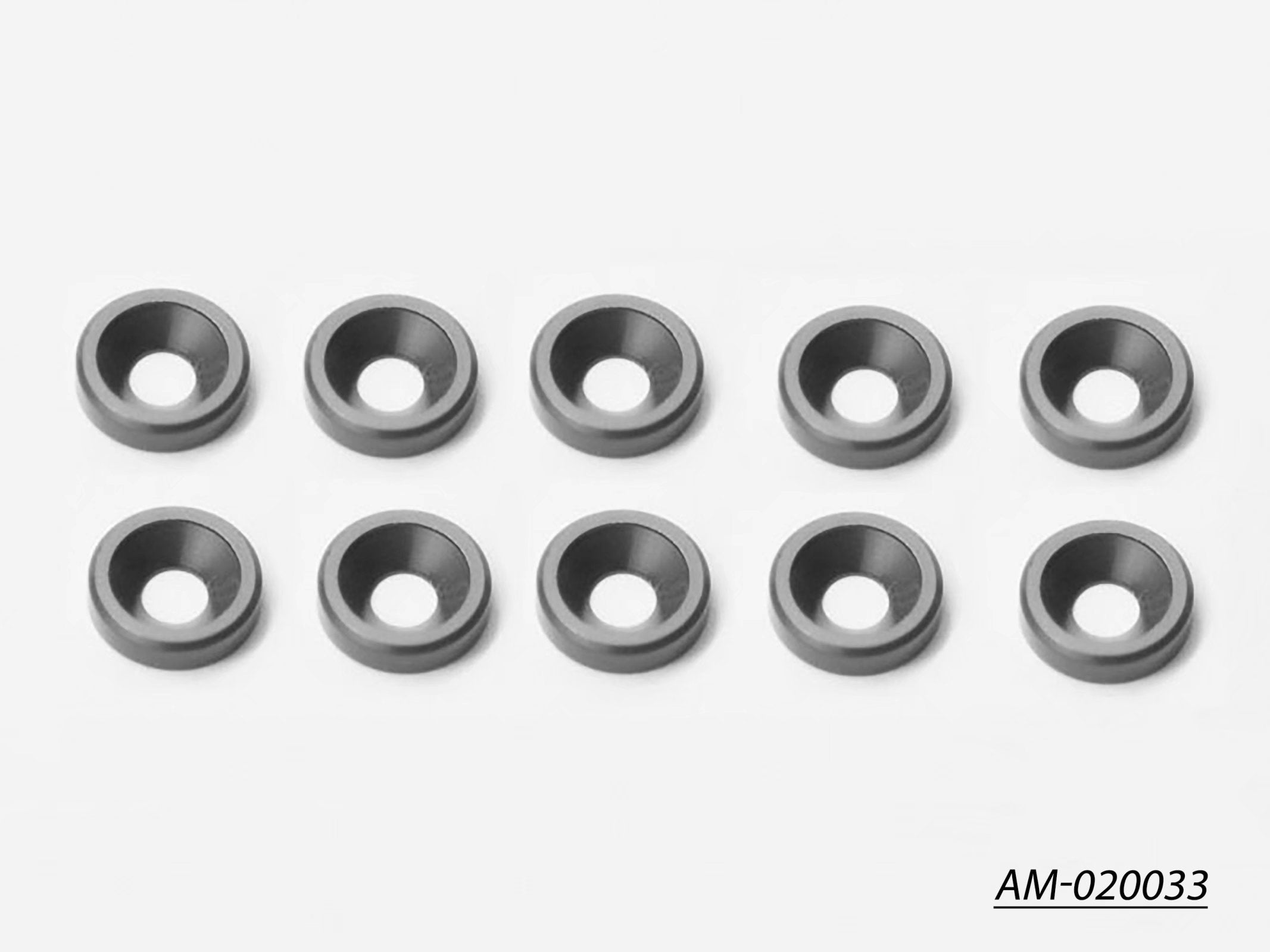 Arrowmax Accessories AM-020033 rondelle alu M3 fraisée grise x10