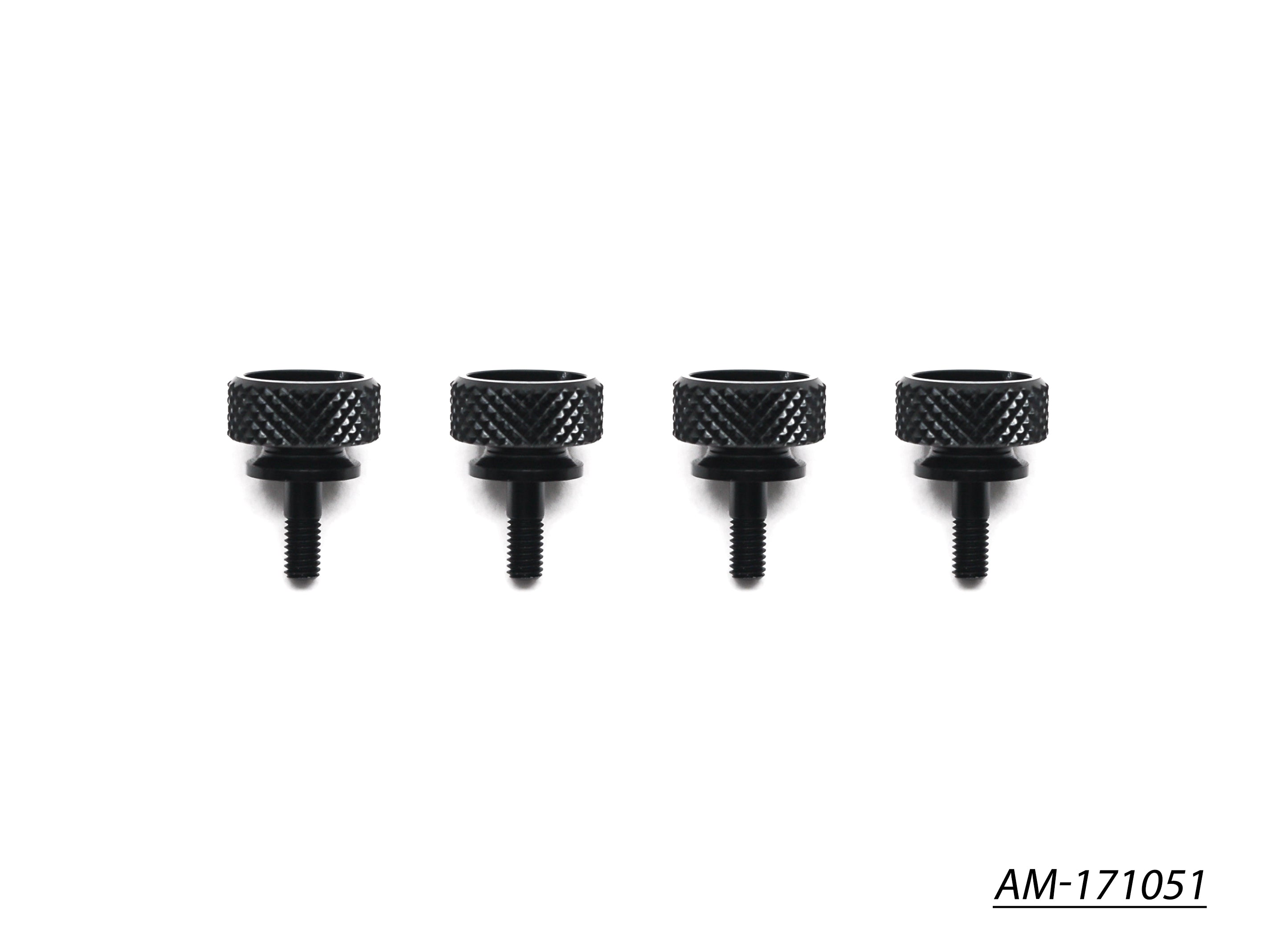 Arrowmax Screws AM-171051 vis moletée setup noir doré x4