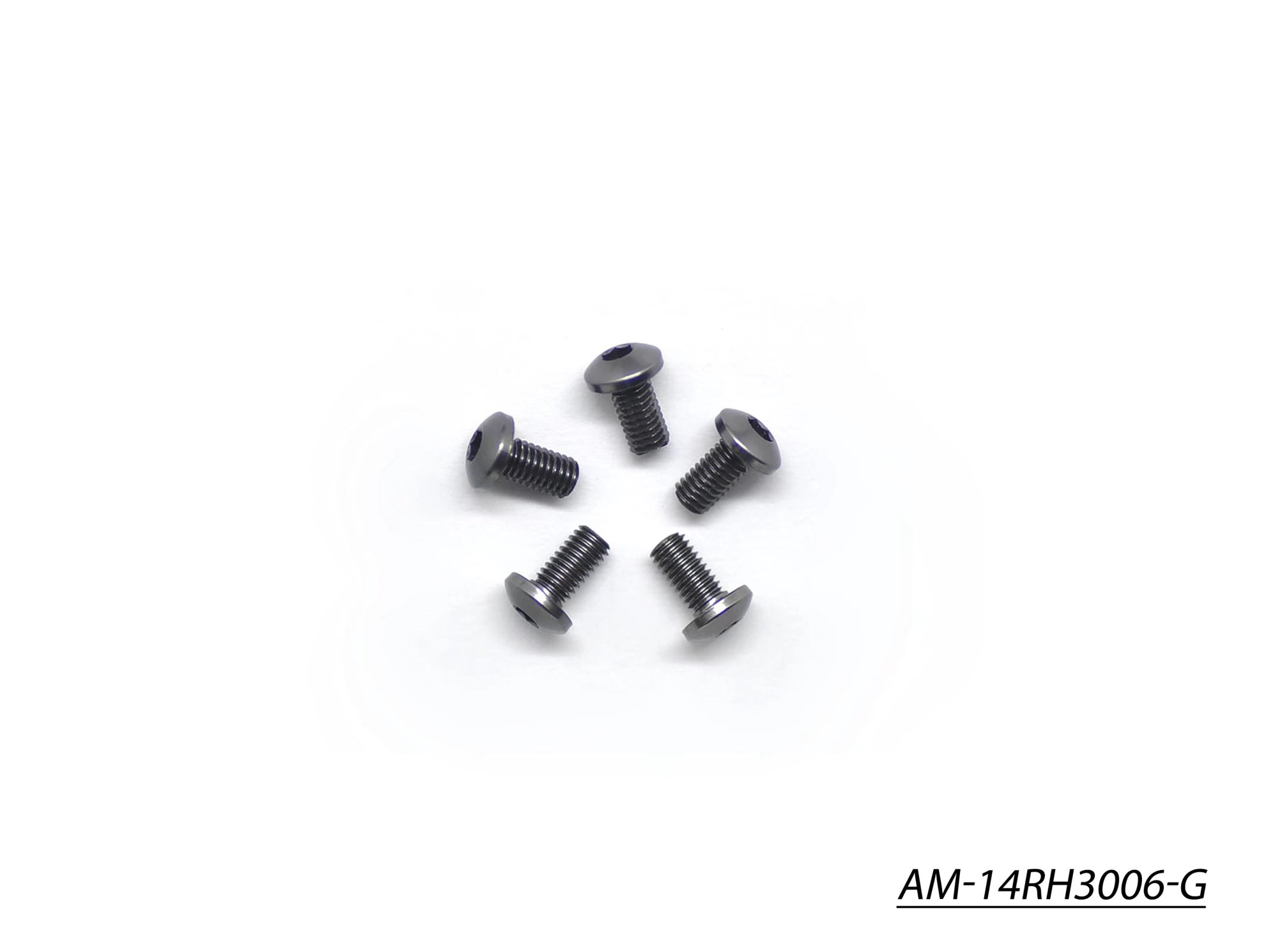 Arrowmax Screws AM-14RH3006-G vis alu M3x6 grise lot 5