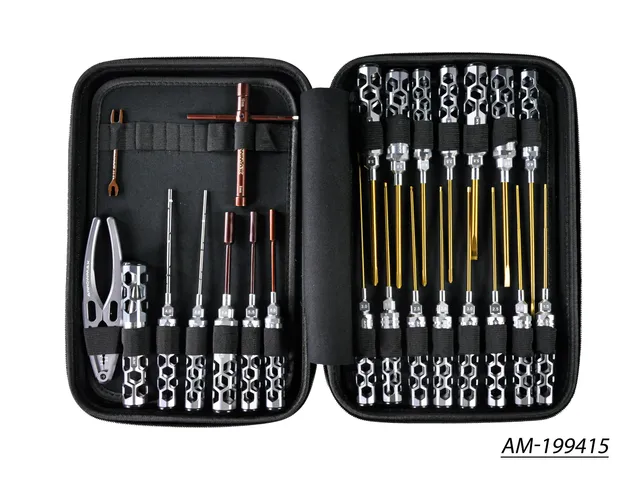 Arrowmax Honeycomb coffret outils RC 24 pcs + sac AM-199415