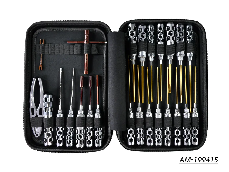 Arrowmax Honeycomb coffret outils RC 24 pcs + sac AM-199415