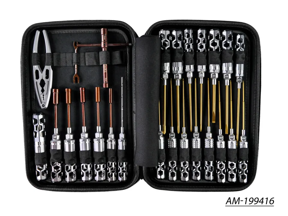 Arrowmax Honeycomb AM-199416 coffret outils 25 pièces + housse