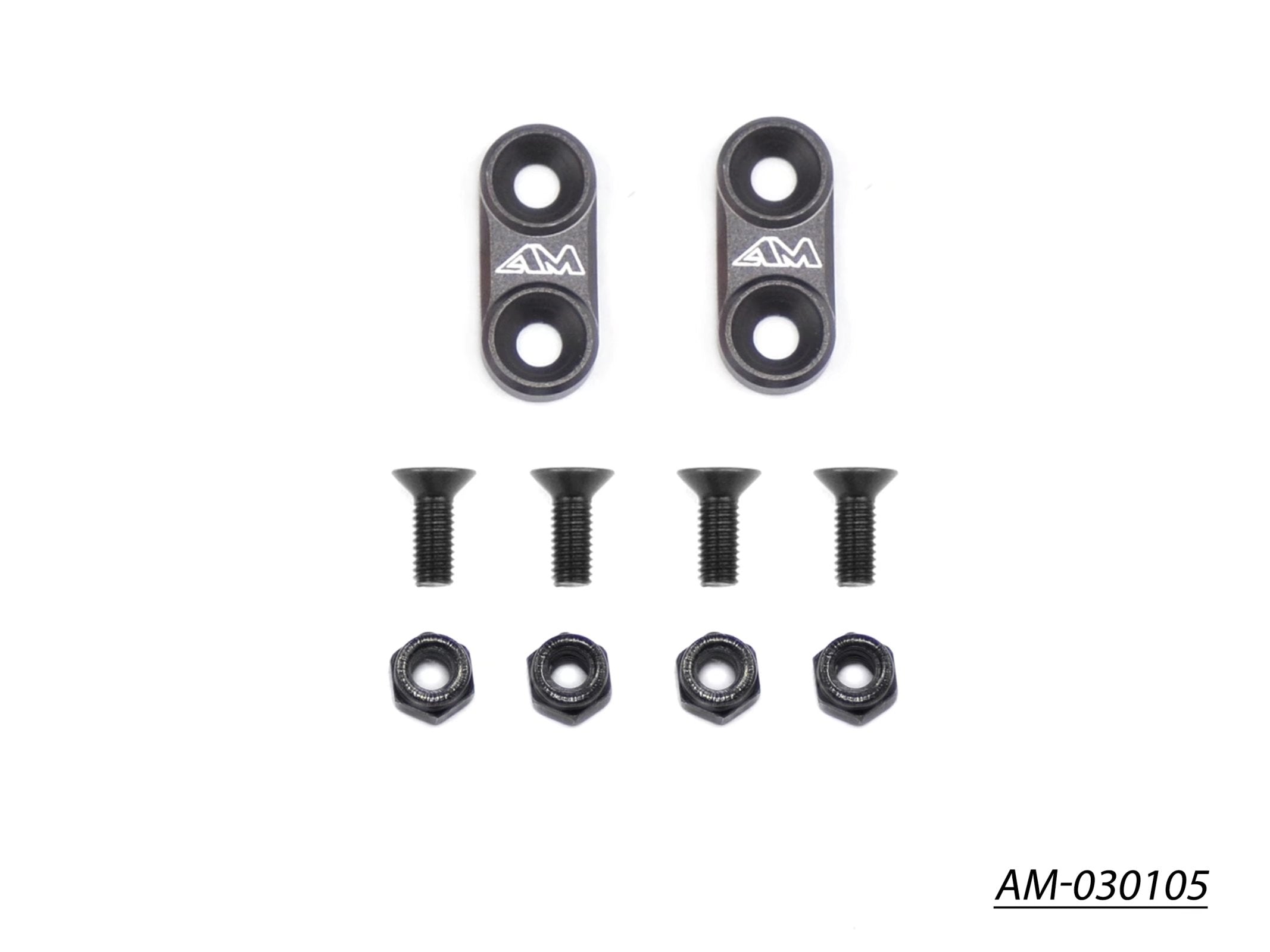 Arrowmax Accessories AM-030105 support aileron alu 1/10 gris