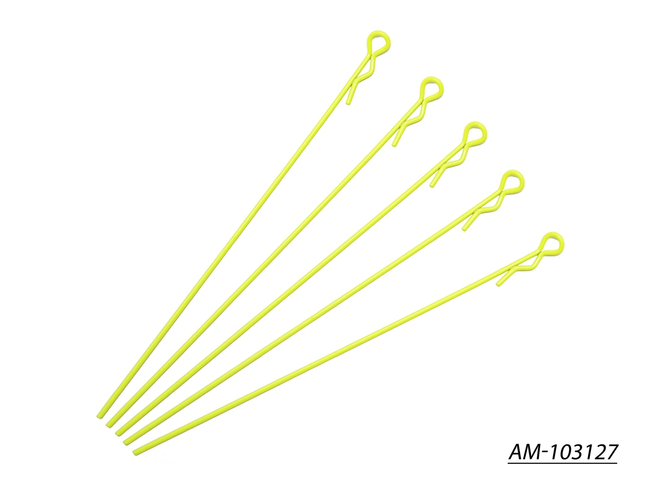 Arrowmax Clips Carrosserie 1/10 Extra Long Jaune x5 AM-103127