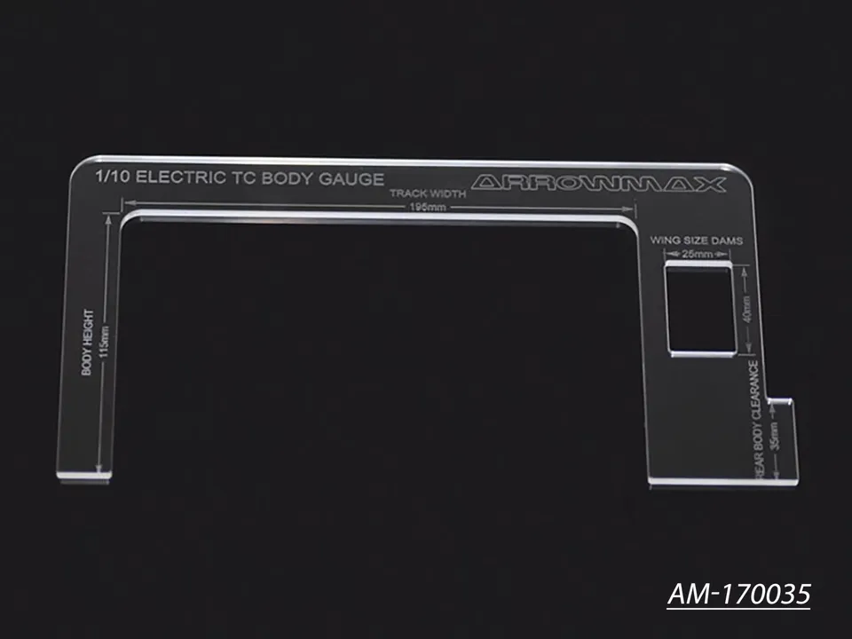 Arrowmax Setup Body Gauge 1/10 jauge carrosserie touring AM-170035