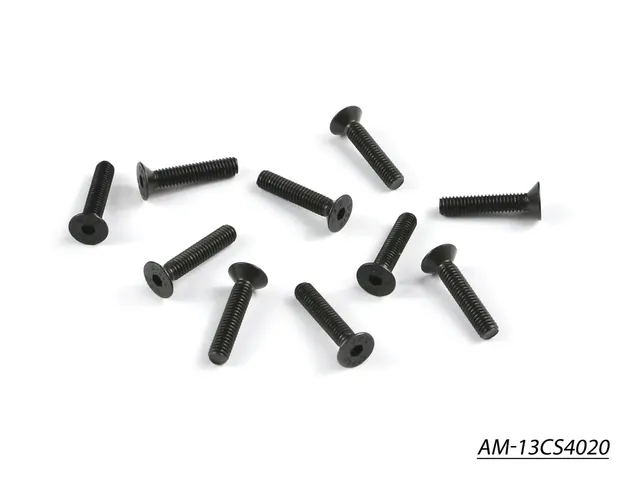 Arrowmax Vis Allen Fraisées M4x20 Acier Lot de 10