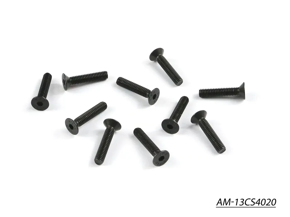 Arrowmax Vis Allen Fraisées M4x20 Acier Lot de 10