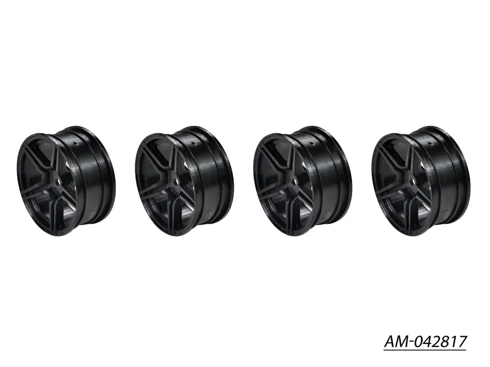 Arrowmax Rims 1/10 TC 5 branches jantes noir +3mm (4)