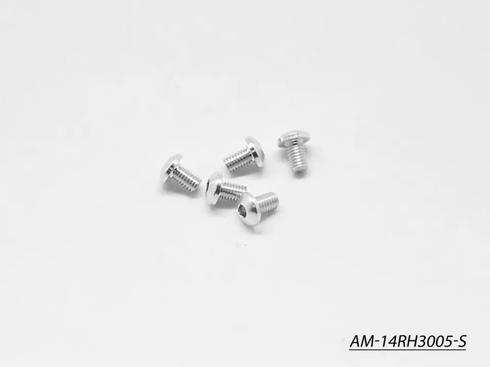 Arrowmax AM-14RH3005-S vis alu tête ronde M3x5 argent (5)