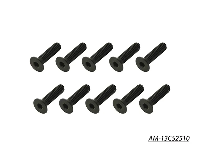 Arrowmax Screws AM-13CS2510 vis Allen fraisée M2.5x10 lot 10