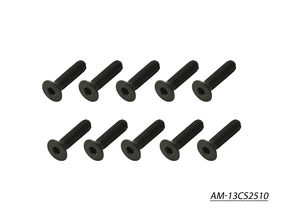 Arrowmax Screws AM-13CS2510 vis Allen fraisée M2.5x10 lot 10