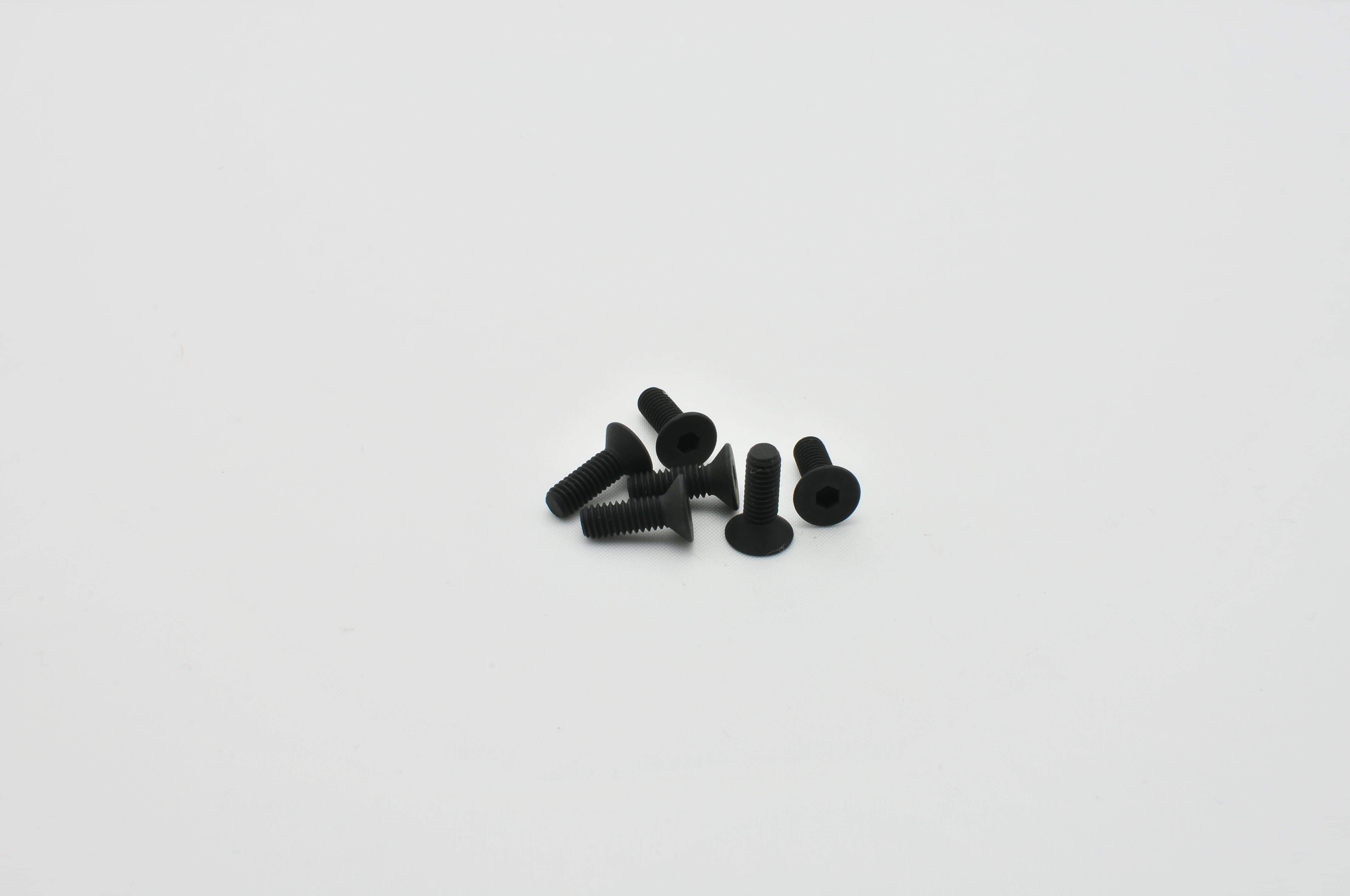 CEN G36112A Vis M4x12mm tête plate 6 pcs Reeper