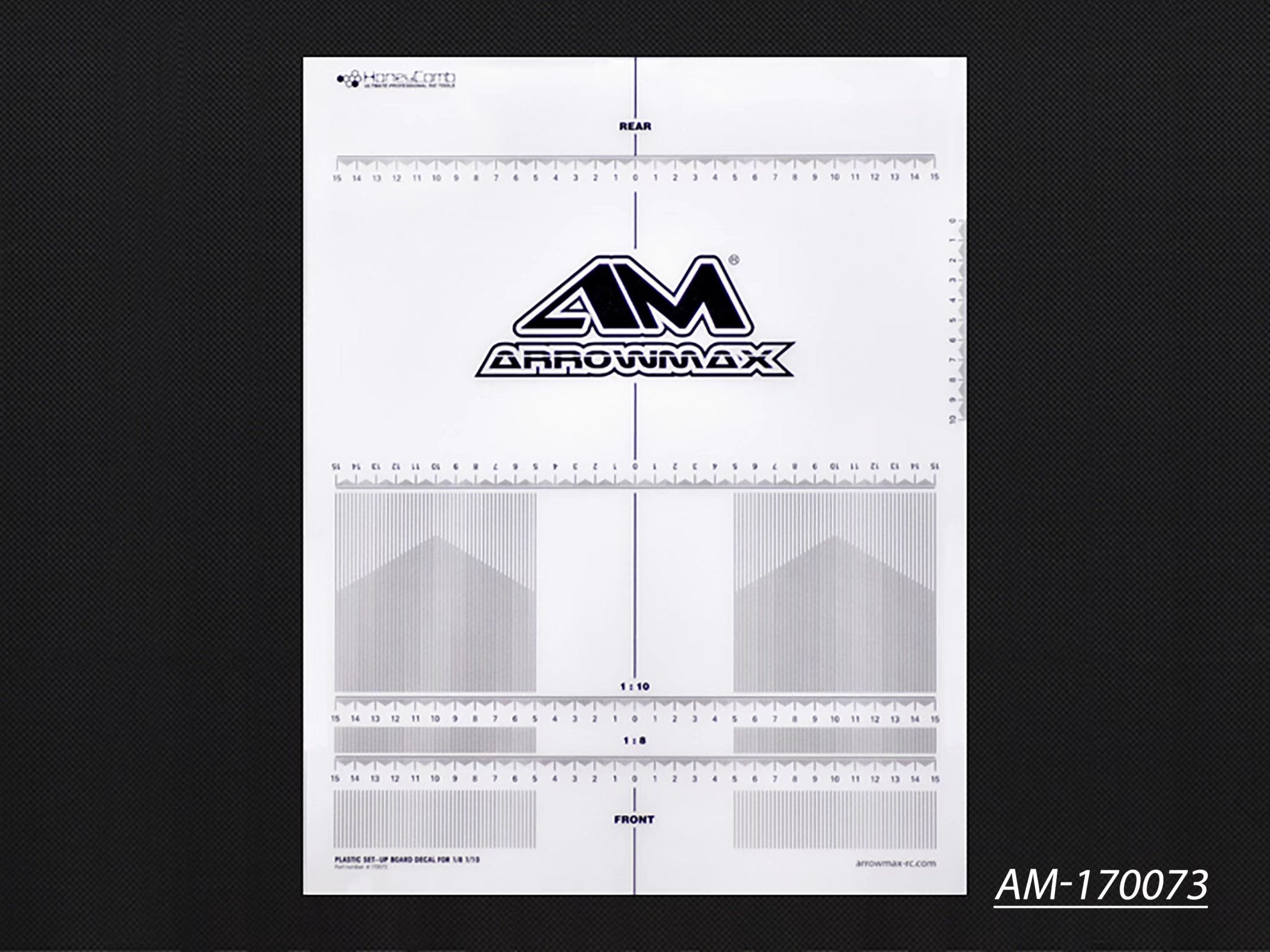 Arrowmax Team AM-170073 decal planche setup 1/8 1/10
