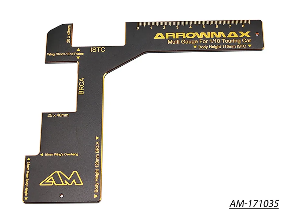 Arrowmax Setup Gauge AM-171035 jauge réglage 1/10 noir doré
