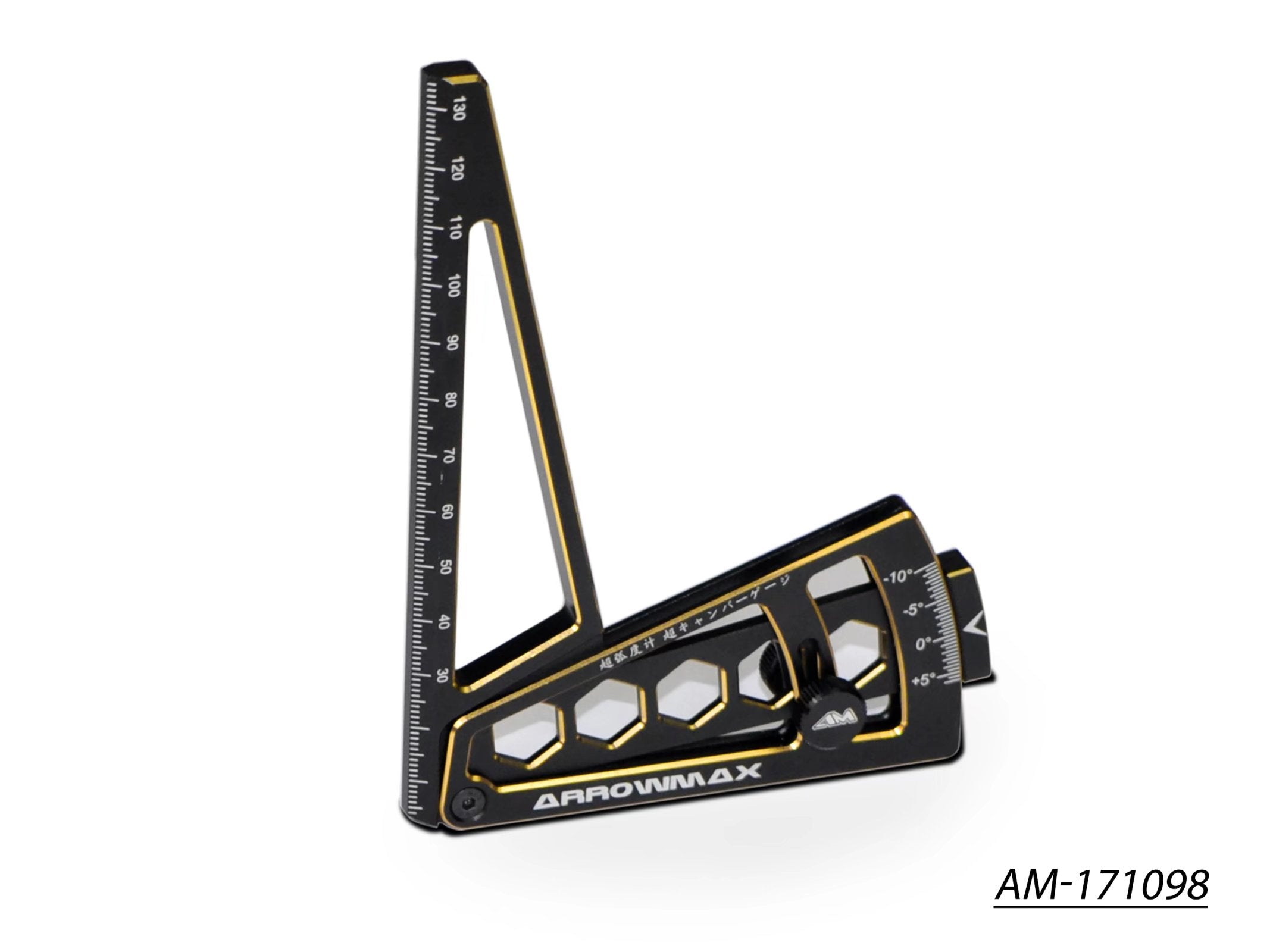 Arrowmax AM-171098 jauge carrossage 1/8 noir doré