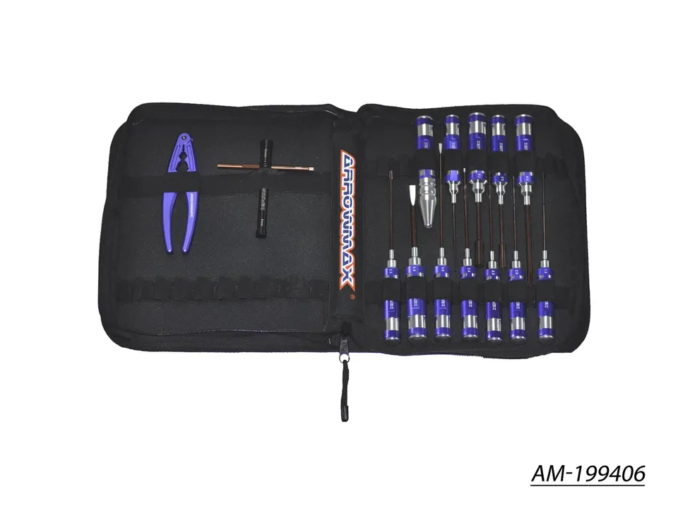 Arrowmax Tools Set AM-199406 kit outils 14 pièces sacoche