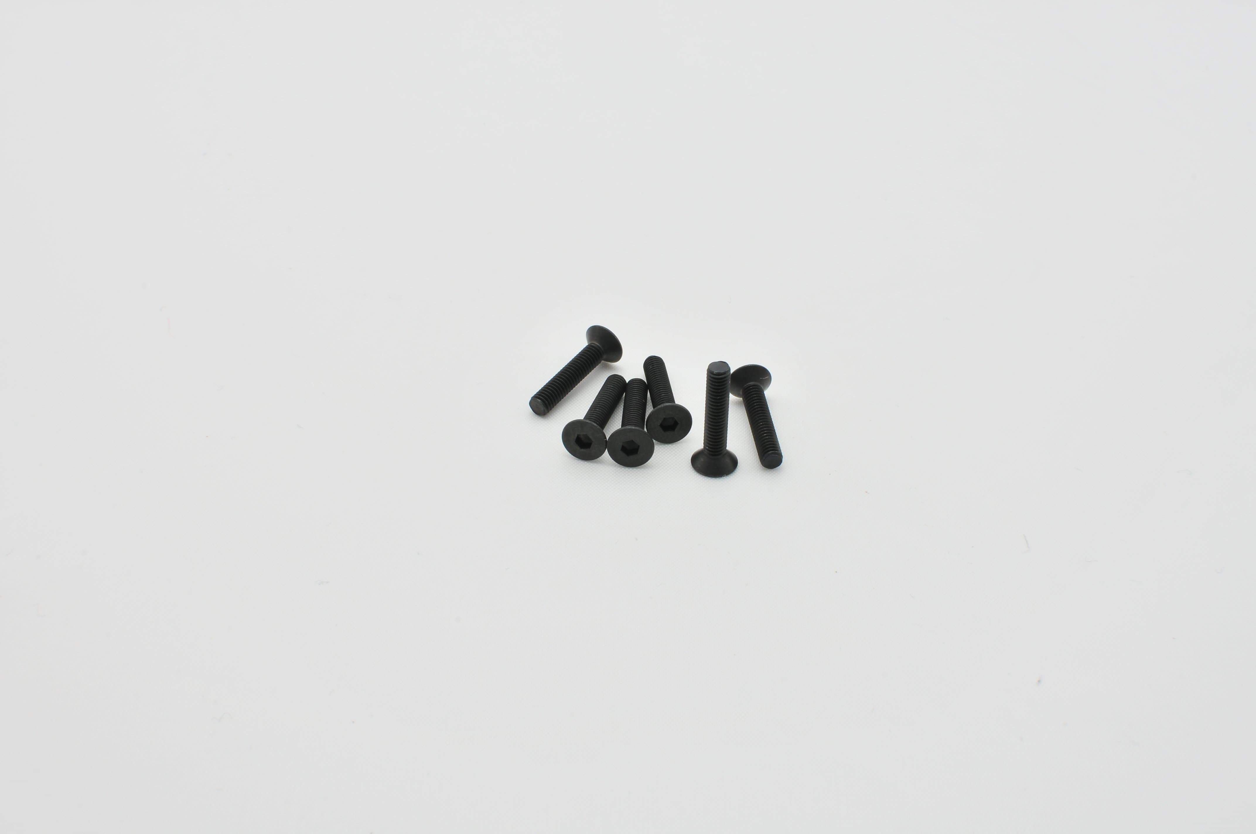 CEN Hardware G36110A vis tête plate M3x15mm 6 pièces