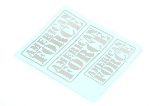CEN CD0962 Autocollant F450 SD American Force Argent