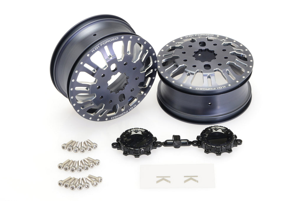 CEN KAOS CKD0658 Jante Arrière Dually Gunmetal x2