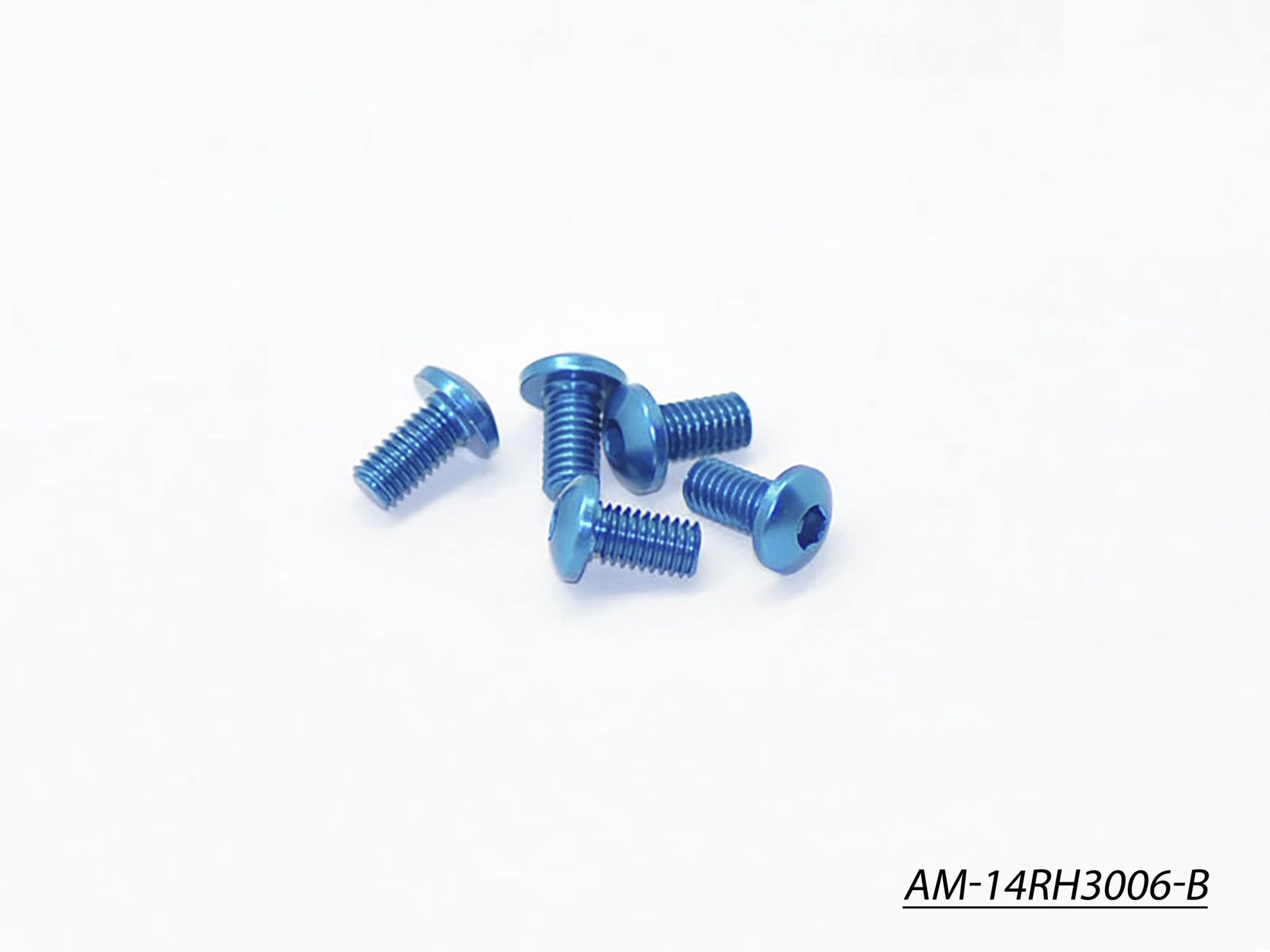 Arrowmax Screws Vis Alu Tête Ronde M3x6 Bleu 7075 Lot 5