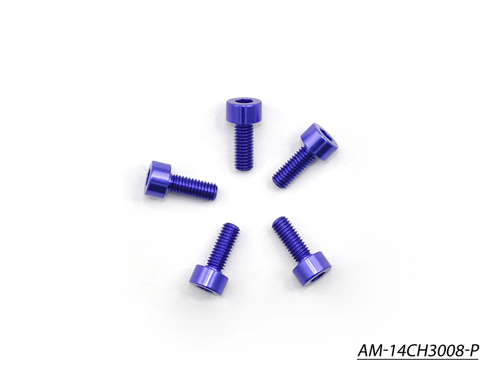 Arrowmax Screws AM-14CH3008-P vis alu M3x8 violettes 7075