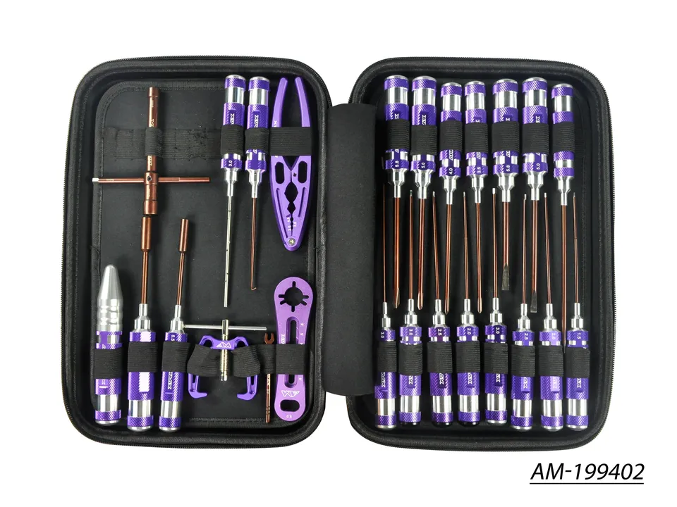 Arrowmax Tools Set AM-199402 kit outils on-road 25 pièces + sac