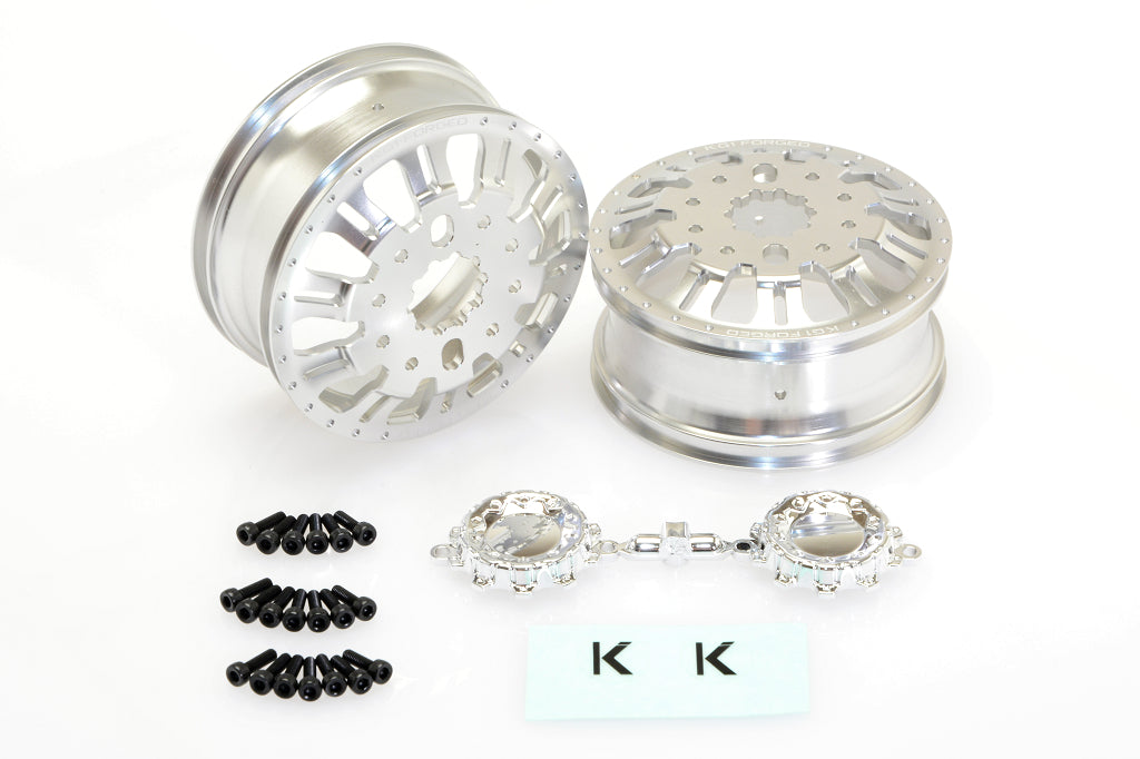 CEN KAOS CKD0652 roue arrière dually alu argent 2pcs