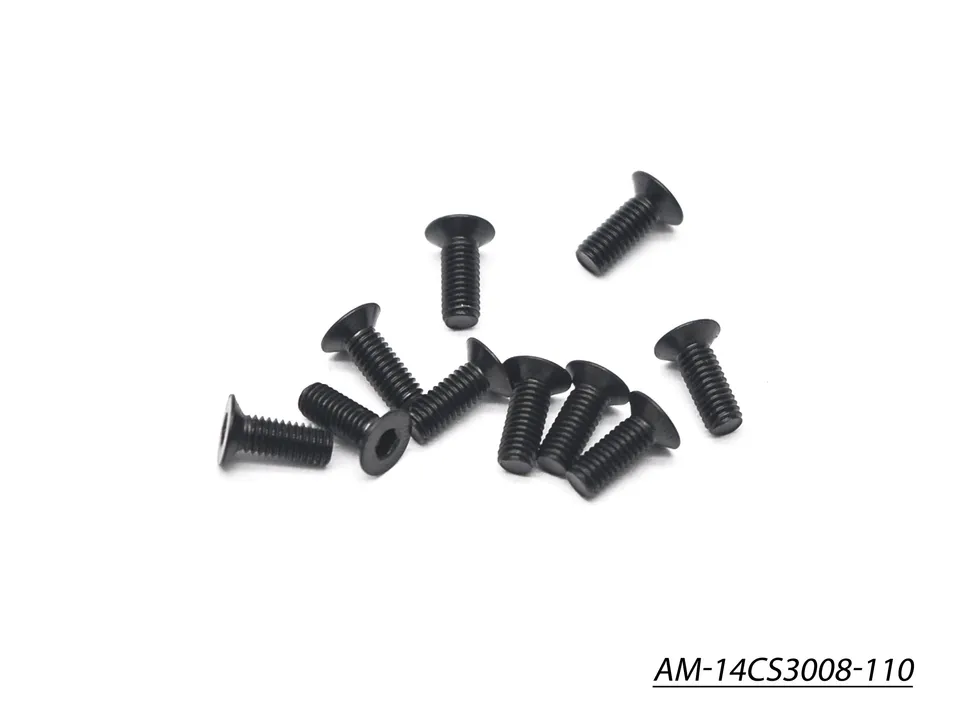 Arrowmax Screws AM-14CS3008-110 vis fraisée M3x8 110° x10